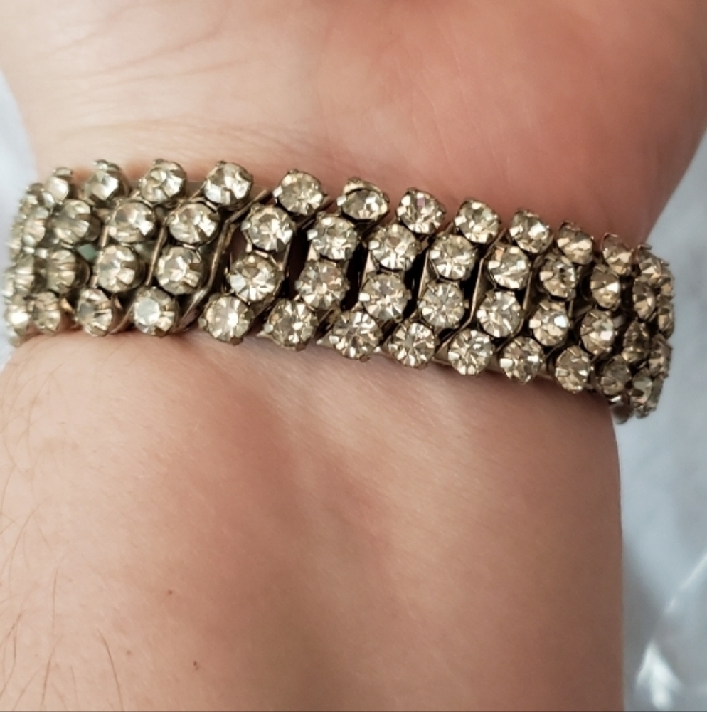 Dazzling Silver Crystal Bracelet